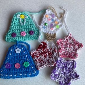 Hand crochet Christmas ornament